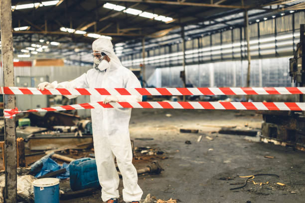 Professional Biohazard technician working in Tucker, GA